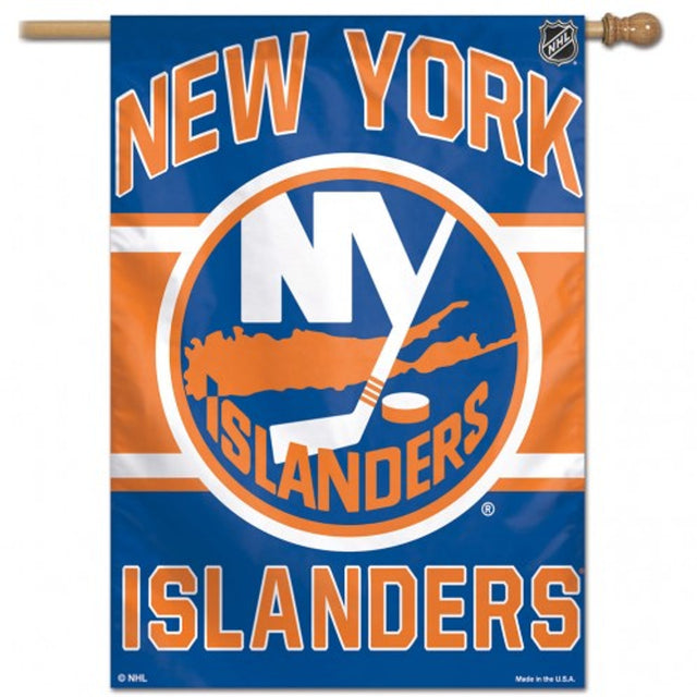 Banner vertical de los New York Islanders de 28 x 40 pulgadas