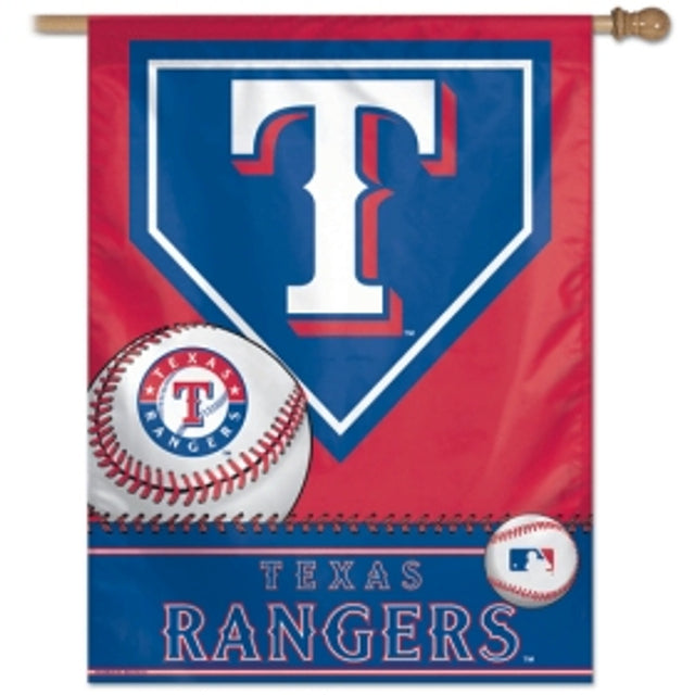 Bandera de los Rangers de Texas de 28 x 40