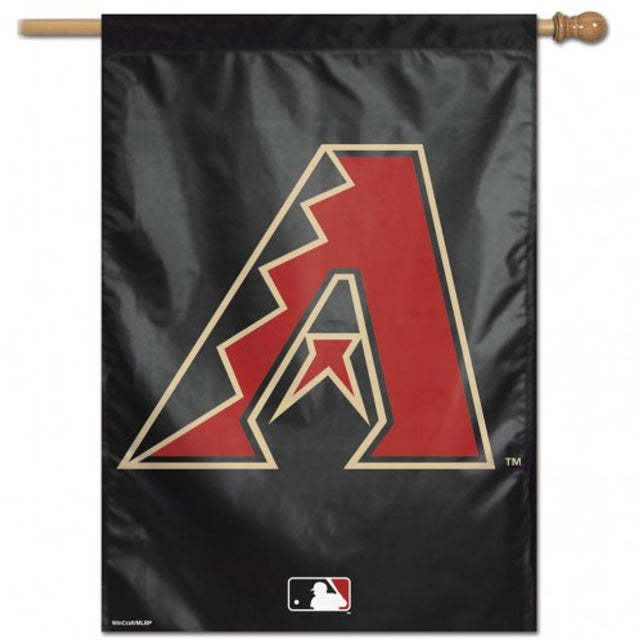 Banner de los Arizona Diamondbacks de 28 x 40 con diseño de logotipo vertical