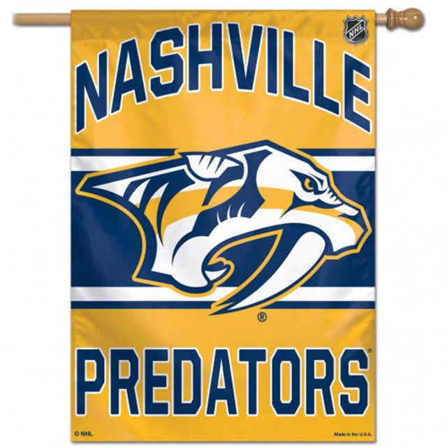 Banner vertical de los Nashville Predators de 28 x 40 pulgadas