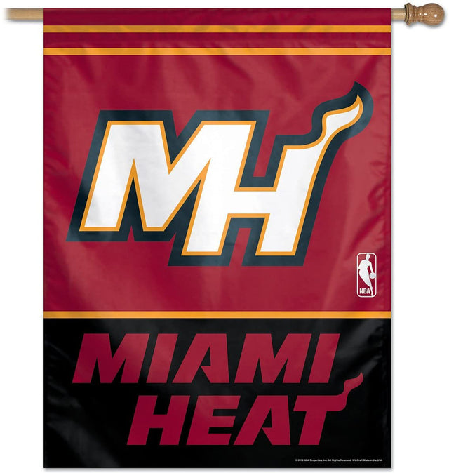 Miami Heat Banner 28x40 Vertical