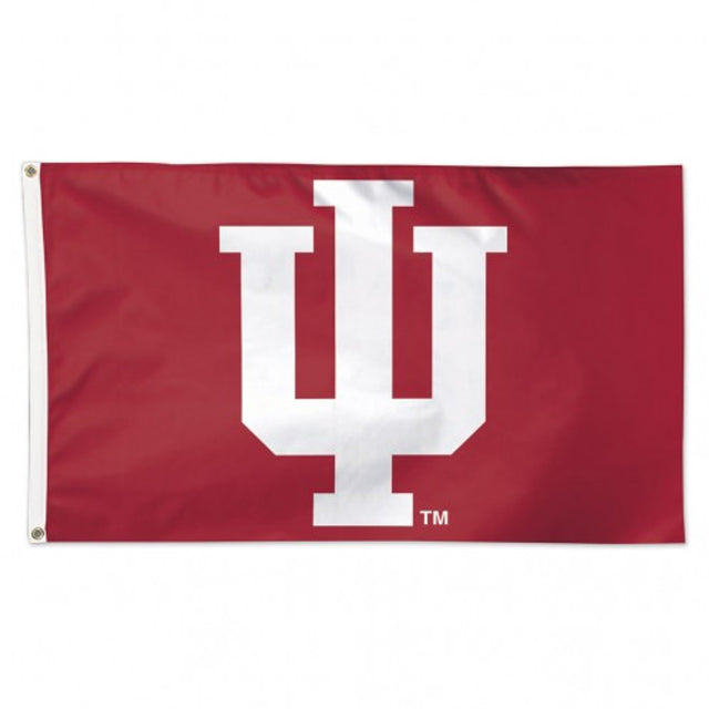 Bandera de los Indiana Hoosiers, estilo de lujo, 3 x 5 pulgadas