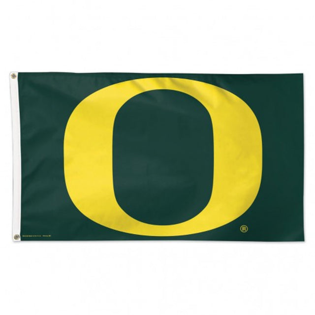 Bandera de los Oregon Ducks, 3 x 5, color verde