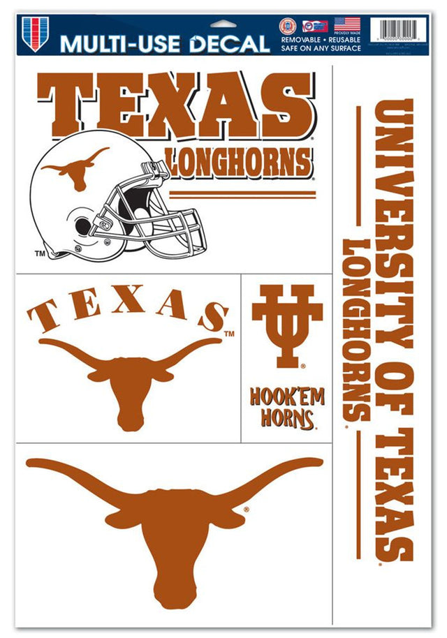 Calcomanía de Texas Longhorns 11 x 17 Ultra