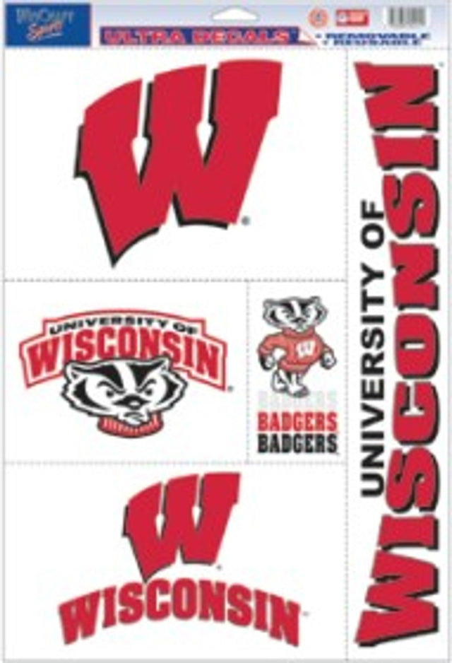 Calcomanía de Wisconsin Badgers 11 x 17 Ultra