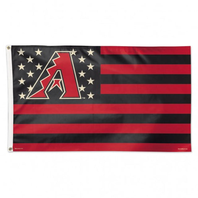 Bandera de los Arizona Diamondbacks de 3 x 5 pulgadas, estilo de lujo, diseño de estrellas y rayas