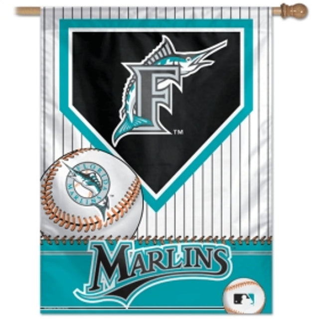 Banner de los Florida Marlins de 27 x 37 pulgadas, vertical, CO