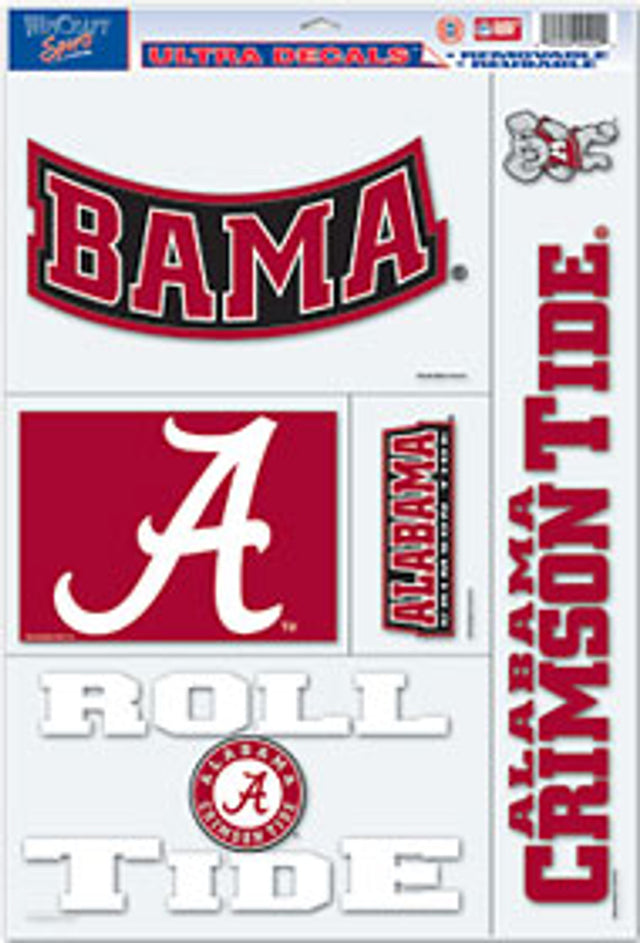 Calcomanía de Alabama Crimson Tide de 11 x 17 pulgadas