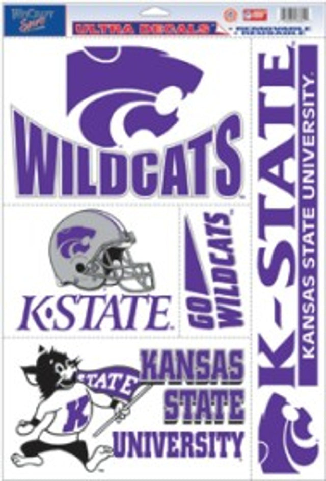 Calcomanía de los Kansas State Wildcats de 11 x 17 pulgadas