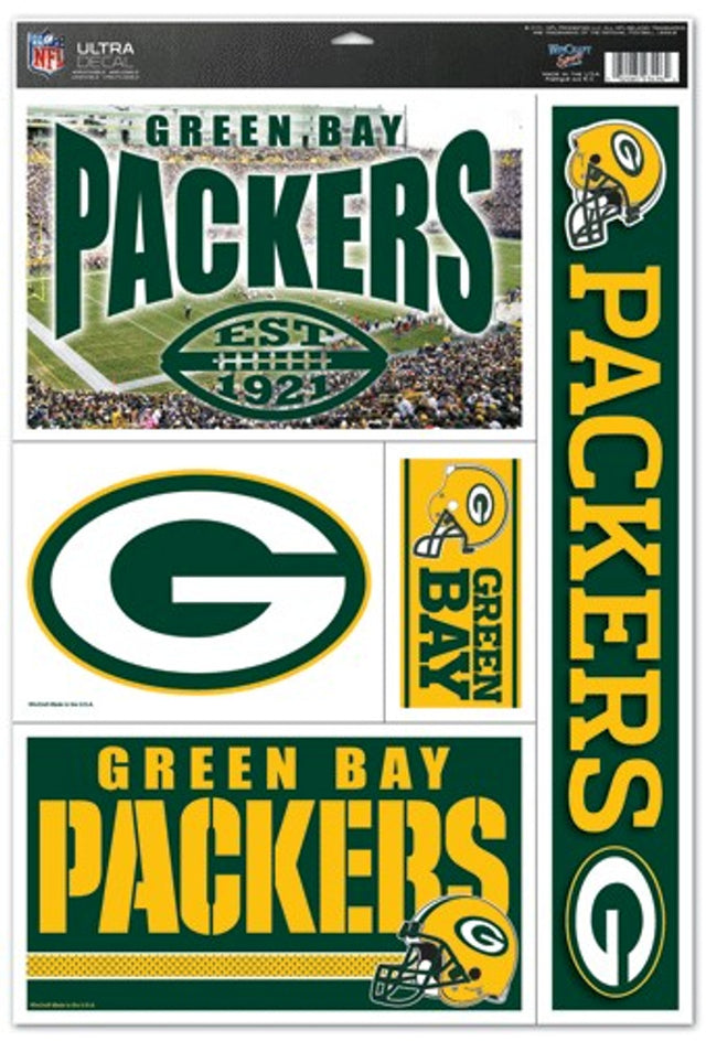 Green Bay Packers Decal 11x17 Ultra