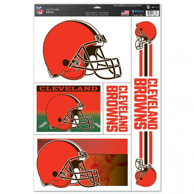 Calcomanía ultra de los Cleveland Browns de 11 x 17 pulgadas