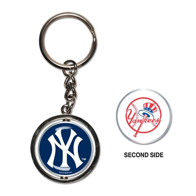 New York Yankees Key Ring Spinner Style