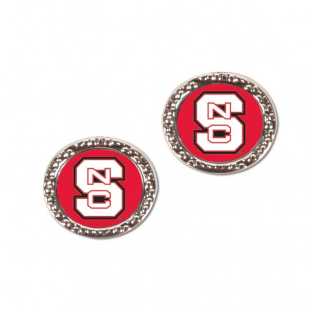 North Carolina State Wolfpack Earrings Post Style