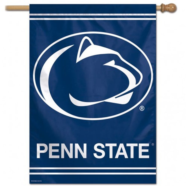 Bandera vertical de los Nittany Lions de Penn State de 28 x 40