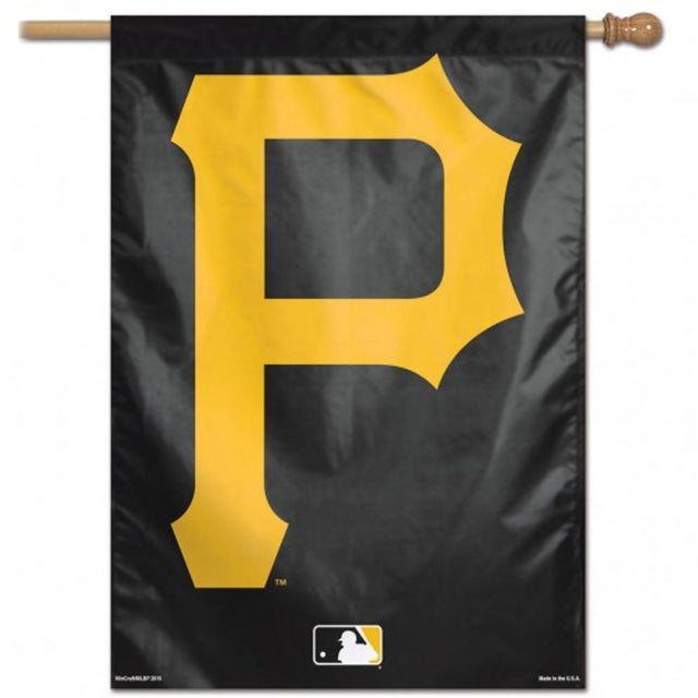 Banner de los Piratas de Pittsburgh de 28 x 40, diseño alternativo vertical