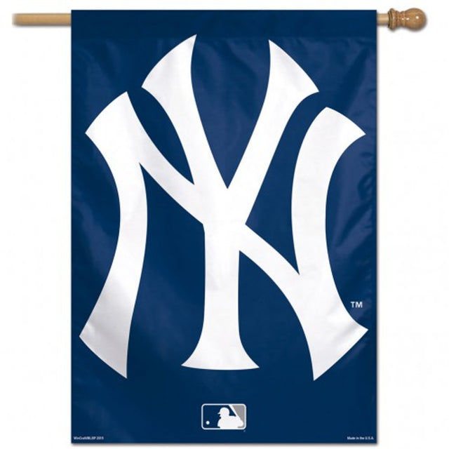 Banner de los Yankees de Nueva York de 28 x 40 con diseño alternativo vertical