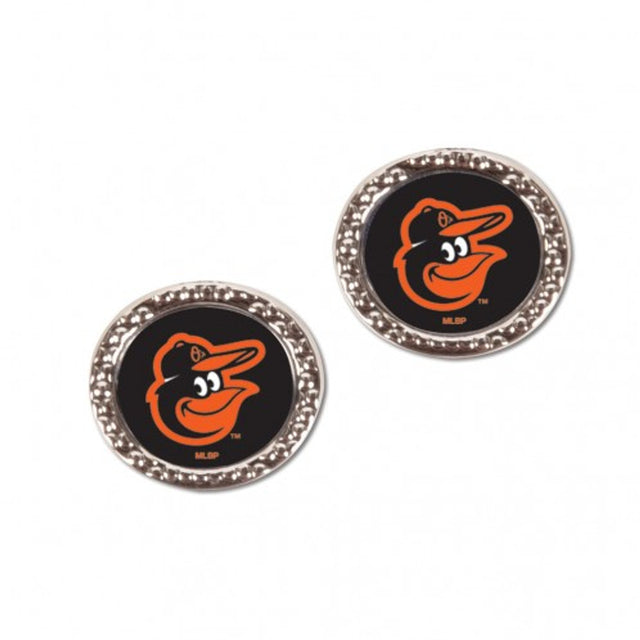 Pendientes estilo poste de los Baltimore Orioles