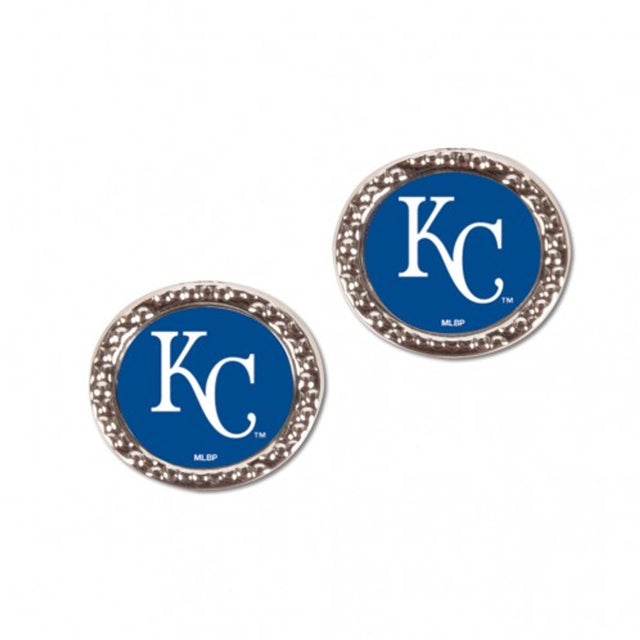 Pendientes estilo poste de los Kansas City Royals