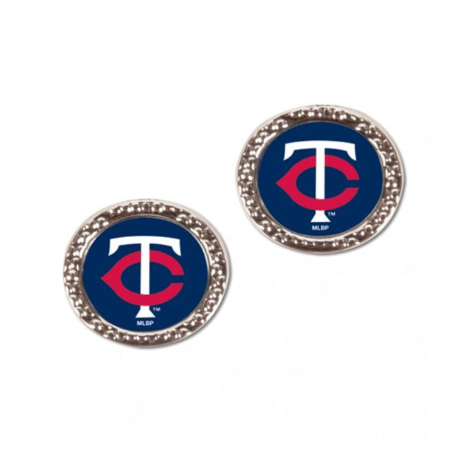 Pendientes de los Minnesota Twins con diseño de poste