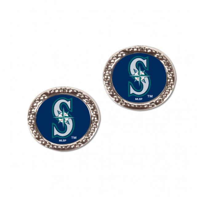 Seattle Mariners Earrings Post Style