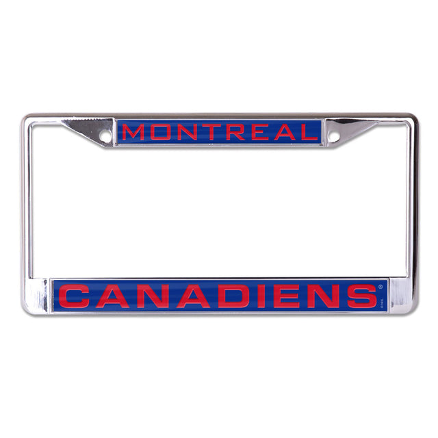 Montreal Canadiens License Plate Frame - Inlaid