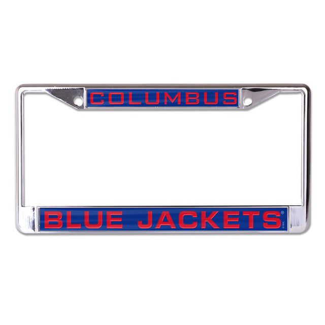 Columbus Blue Jackets License Plate Frame - Inlaid