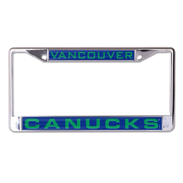 Vancouver Canucks License Plate Frame - Inlaid