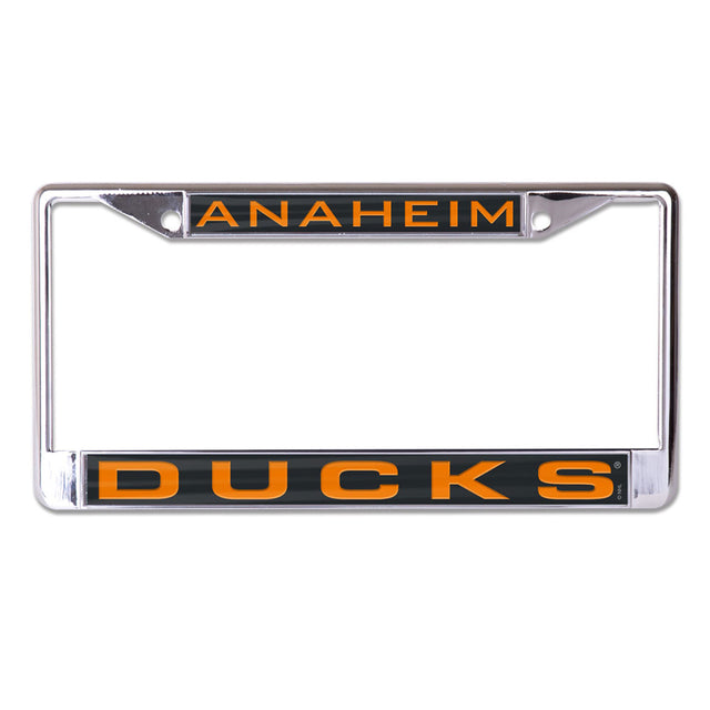 Anaheim Ducks License Plate Frame - Inlaid