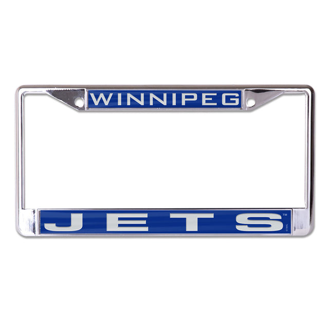 Winnipeg Jets License Plate Frame - Inlaid