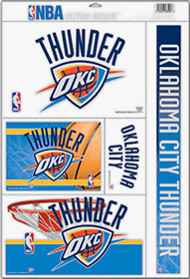 Oklahoma City Thunder Decal 11x17 Ultra