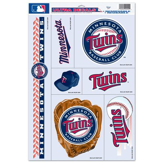 Calcomanía Ultra de Minnesota Twins de 11 x 17 pulgadas