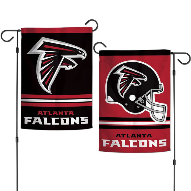 Bandera de los Atlanta Falcons de 12 x 18 pulgadas, estilo jardín, de 2 lados