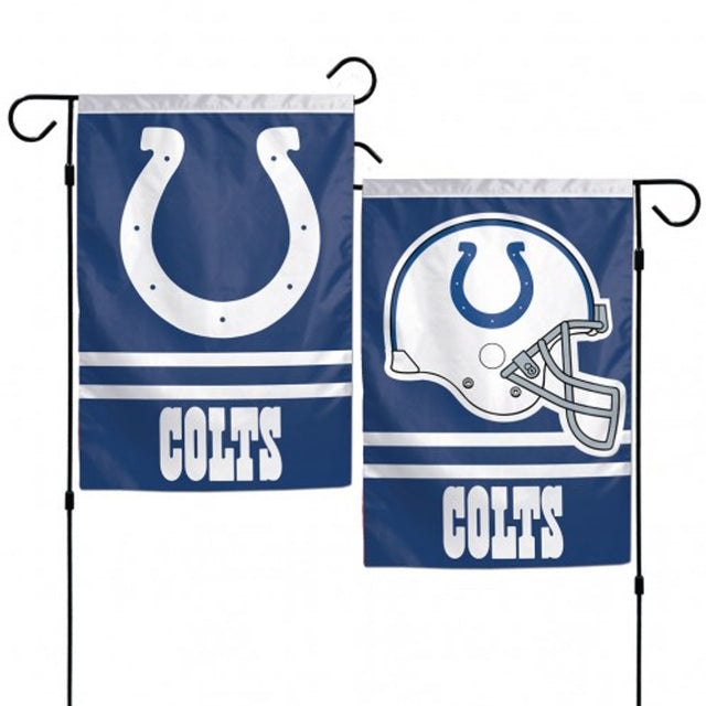 Bandera de los Indianapolis Colts de 12 x 18 pulgadas, estilo jardín, de 2 lados