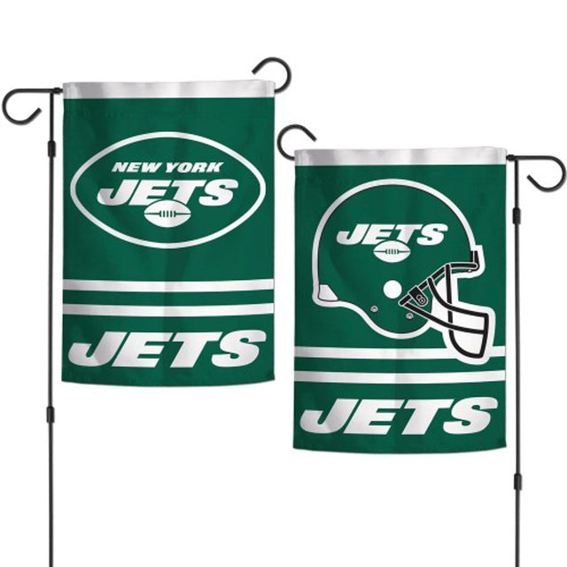 Bandera de los New York Jets de 12 x 18 pulgadas, estilo jardín, de 2 lados