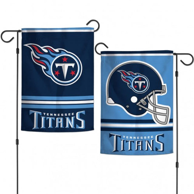 Bandera de los Tennessee Titans de 12 x 18 pulgadas, estilo jardín, de 2 lados