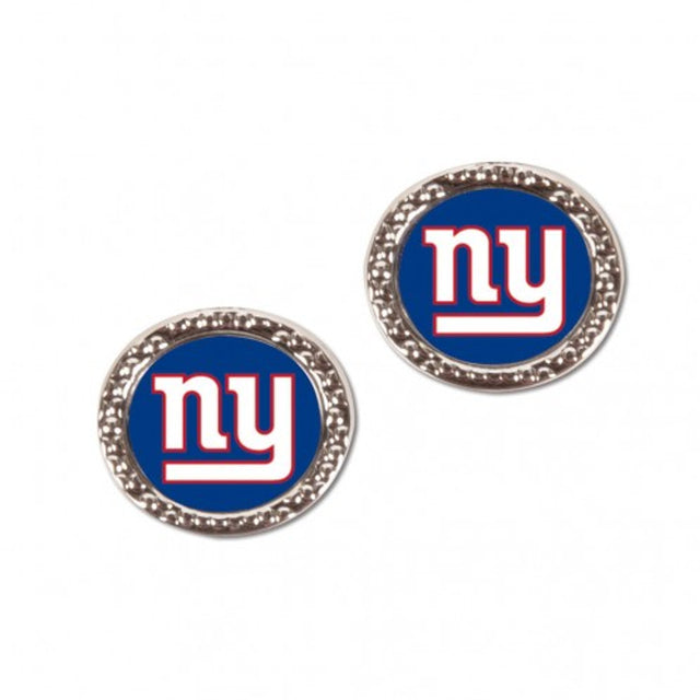 Pendientes estilo poste de los New York Giants