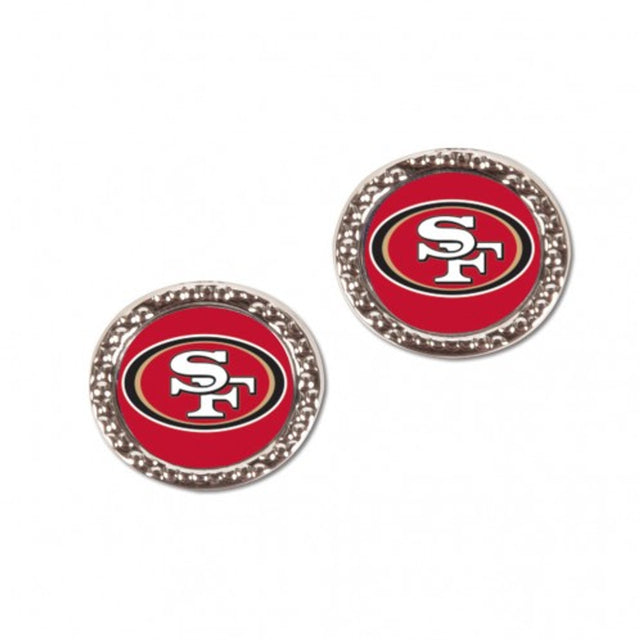 Pendientes estilo poste de los San Francisco 49ers