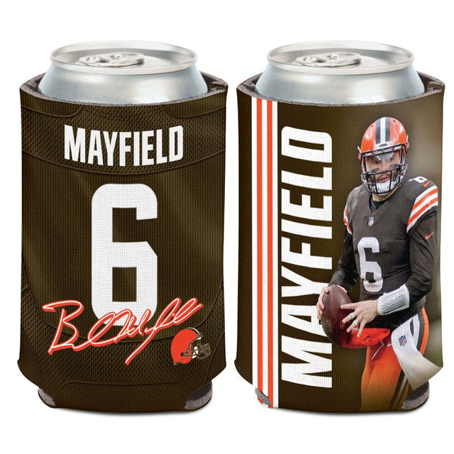 Enfriador de latas de 12 oz de los Cleveland Browns, diseño de Baker Mayfield