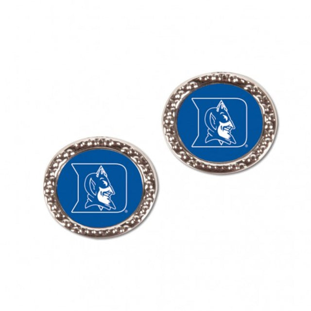 Pendientes estilo poste de los Duke Blue Devils