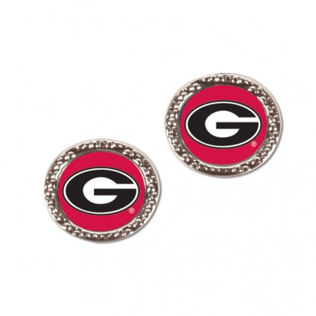 Pendientes estilo poste de los Georgia Bulldogs