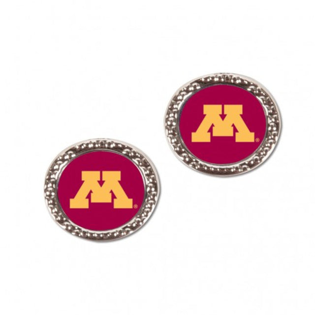 Pendientes estilo poste de Minnesota Golden Gophers