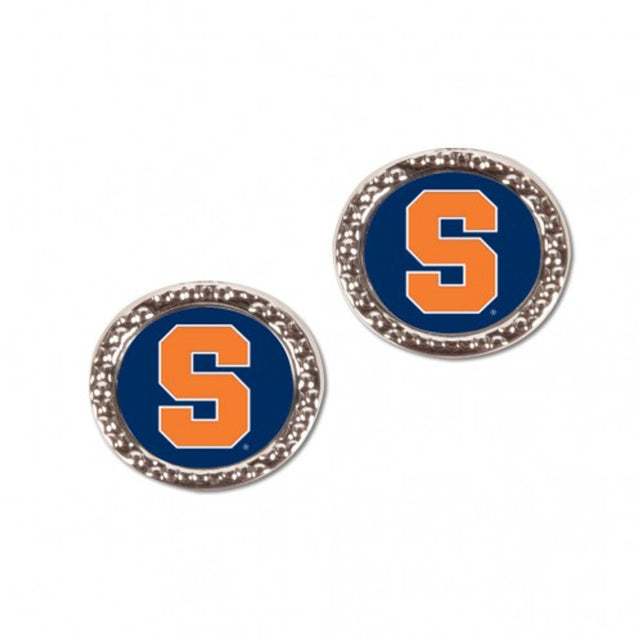 Syracuse Orange Earrings Post Style