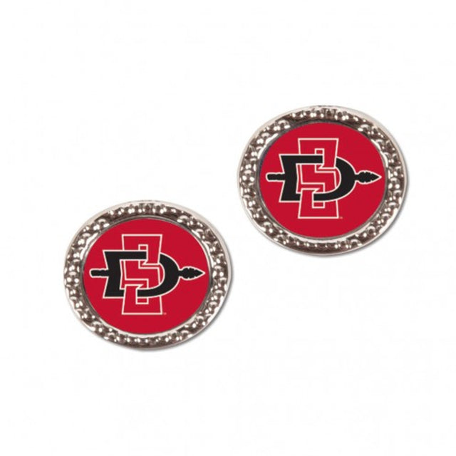 Pendientes estilo poste de los San Diego State Aztecs