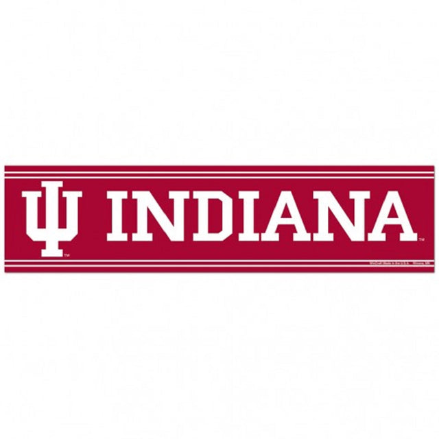 Pegatina para el parachoques de los Indiana Hoosiers