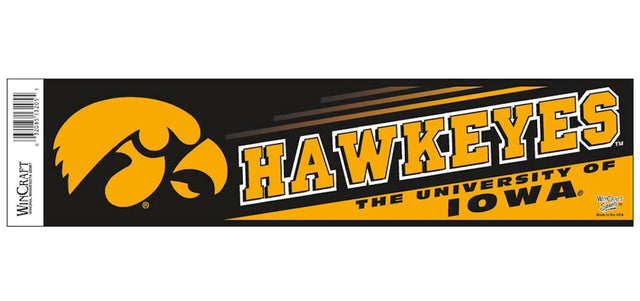 Pegatina para el parachoques de los Iowa Hawkeyes