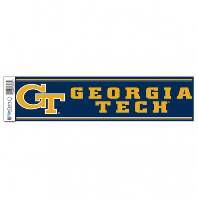 Georgia Tech Yellow Jackets Decal 3x12 Bumper Strip Style