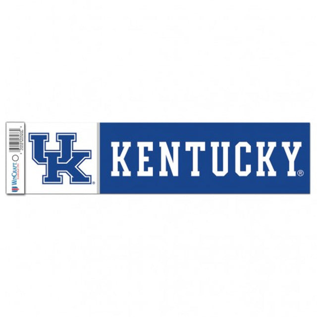 Kentucky Wildcats Decal 3x12 Bumper Strip Style