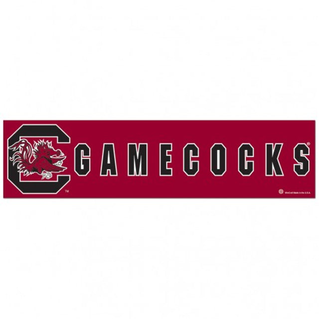 South Carolina Gamecocks Decal 3x12 Bumper Strip Style