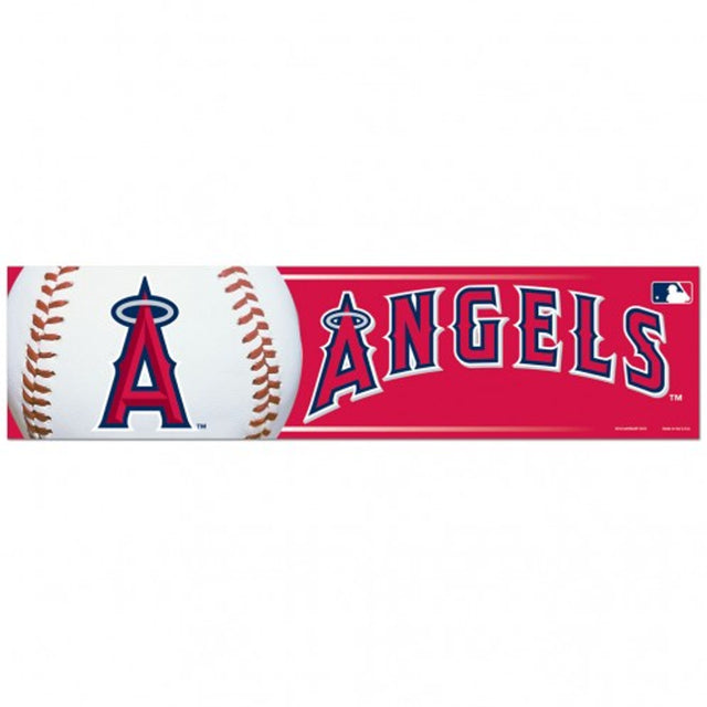 Calcomanía de Los Angeles Angels, estilo tira para parachoques de 3 x 12 pulgadas