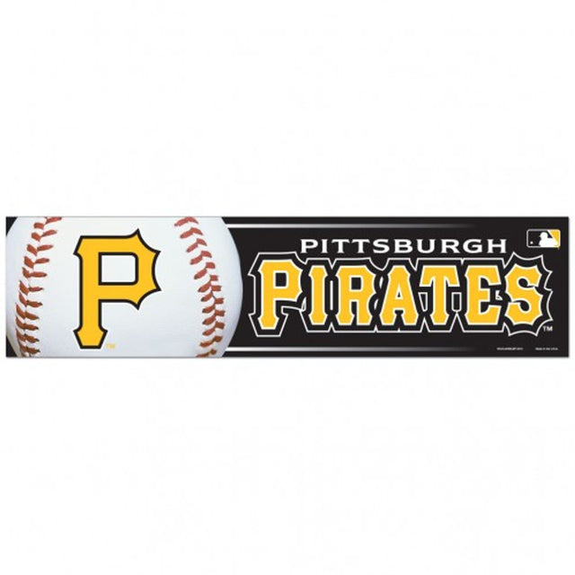 Calcomanía de los Piratas de Pittsburgh, estilo tira para parachoques de 3 x 12 pulgadas